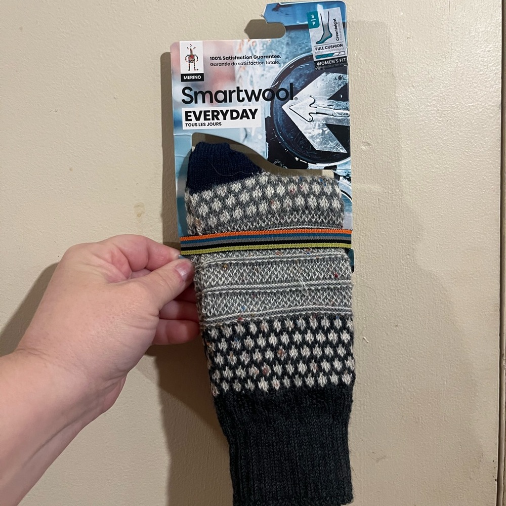 Smartwool Everyday Patterned Socks - Black and Gray
NWT